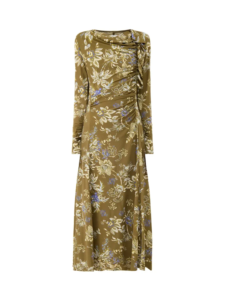 Adorato Floral Print Jersey Midi Dress