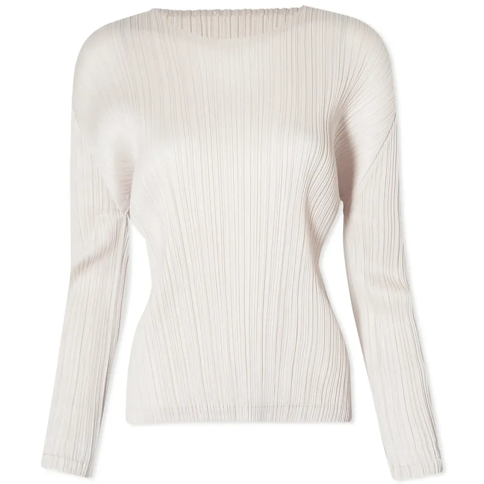 Long Sleeve Pleats Top