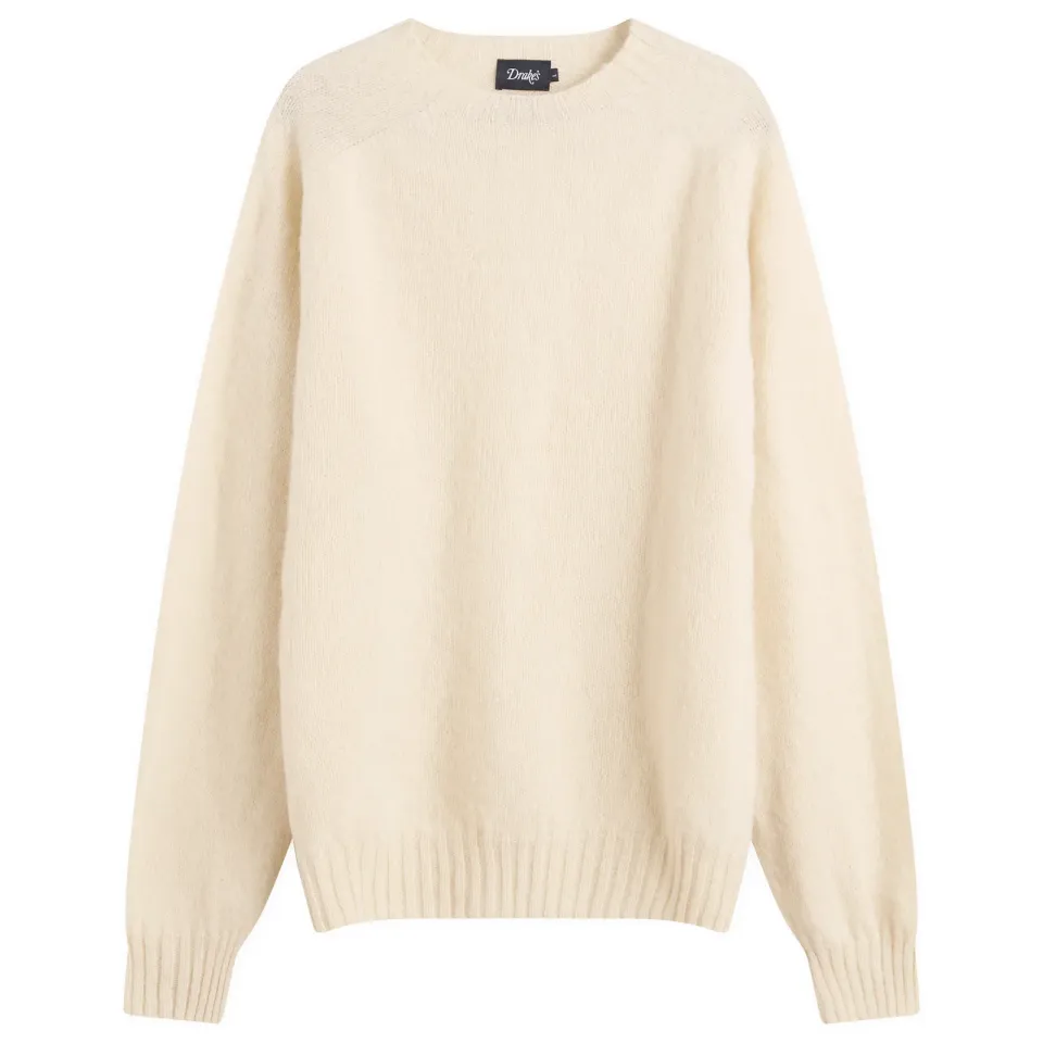 Brushed Shetland Crew Knit