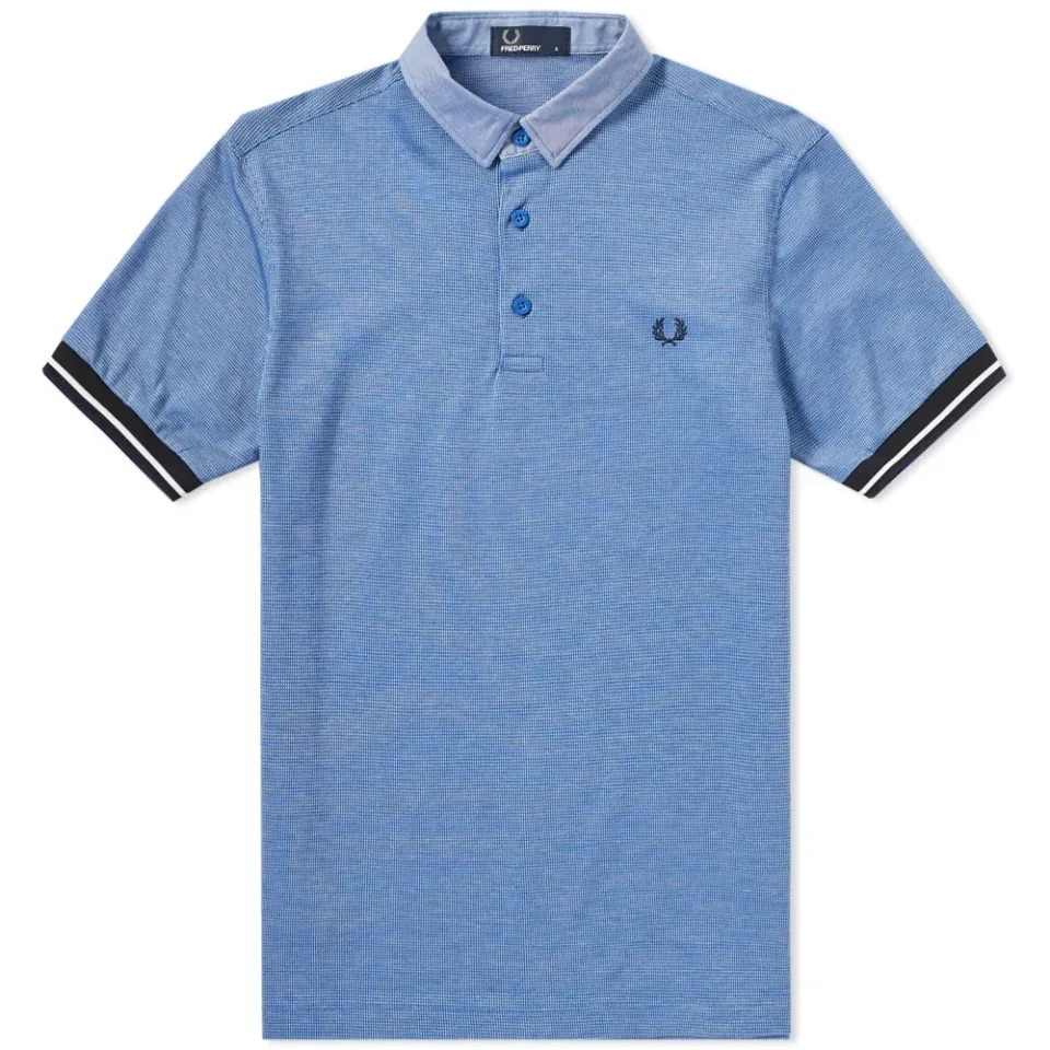 Fred Perry Woven Collar Pique Polo