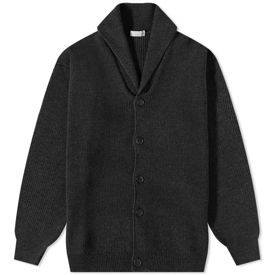 Shawl Collar Rib Cardigan