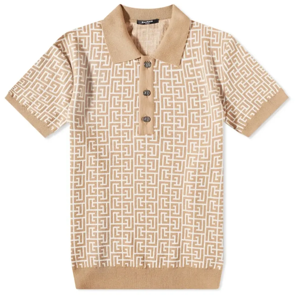 Monogram Knitted Polo
