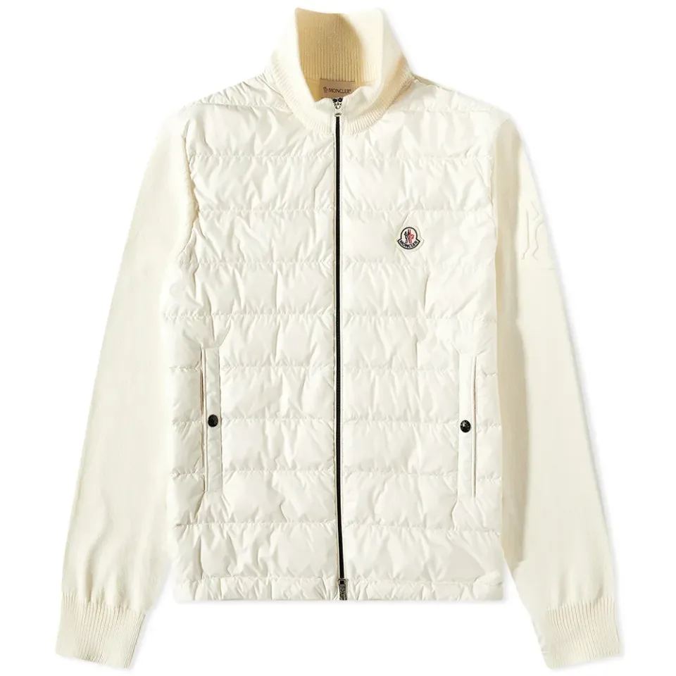 Hooded Down Knit Jacket