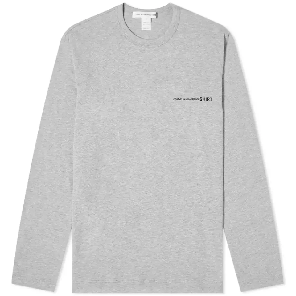 Comme des Garcons SHIRT Long Sleeve Logo T-Shirt