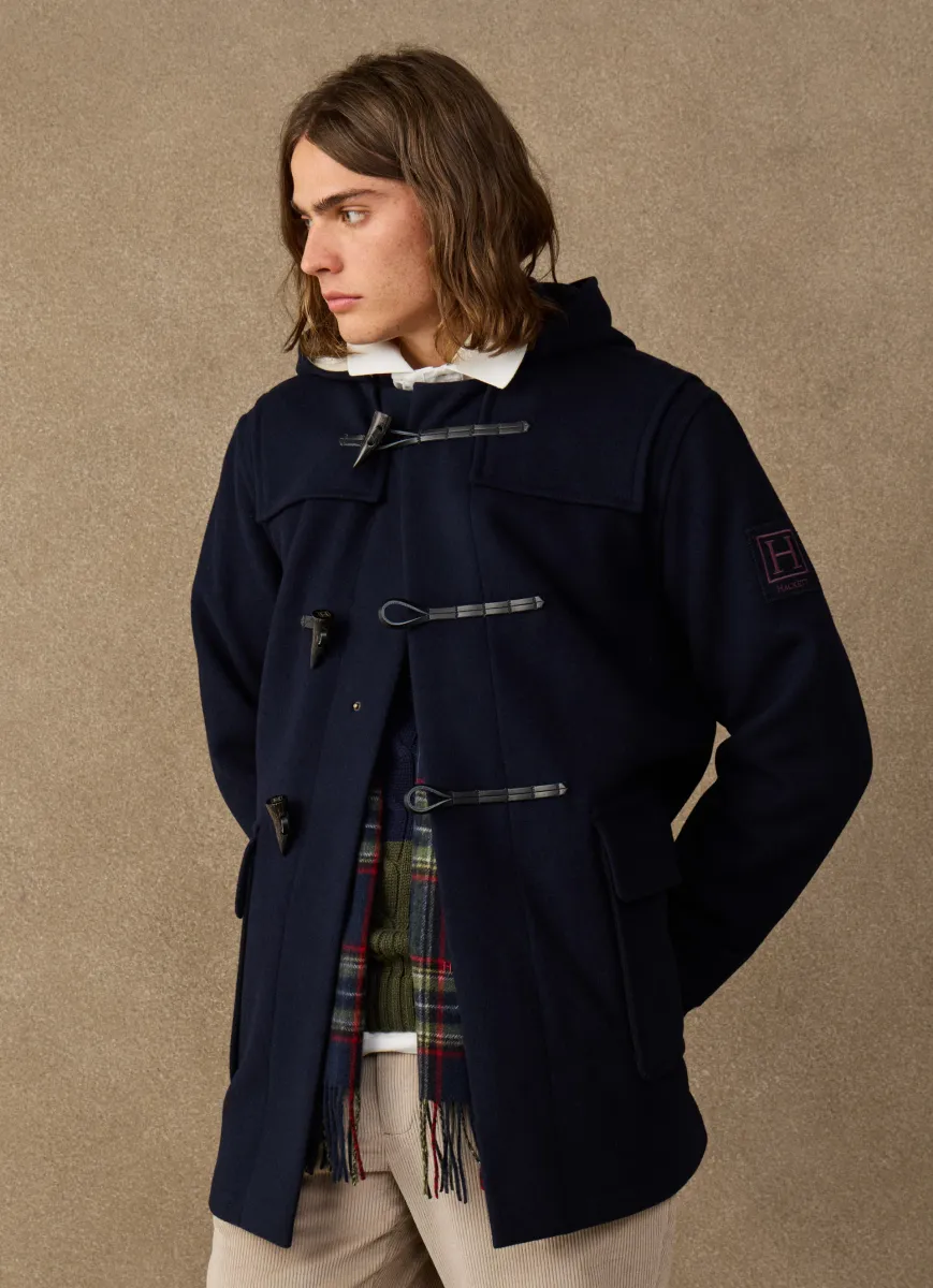 Wool Union Jacket Lined Hooded Duffle Coat