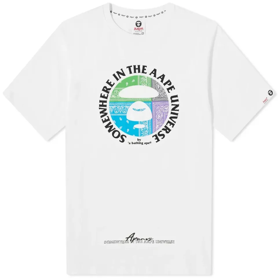 AAPE Bandana Print T-Shirt