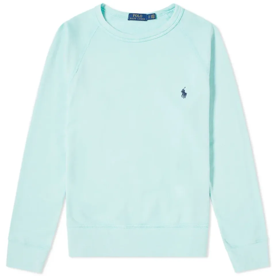 Washed French Terry Crew Sweat