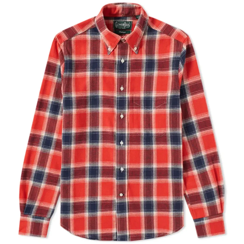 Twill Plaid Shirt