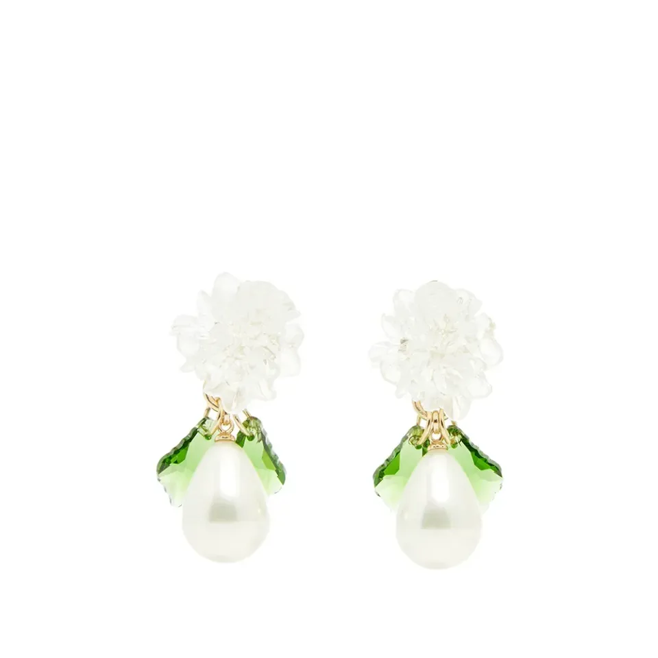 Aspen Pear Flower Earrings