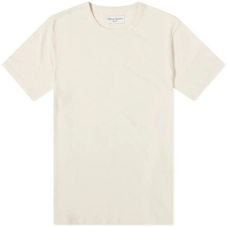 Officine Générale Japanese Slub Cotton T-Shirt