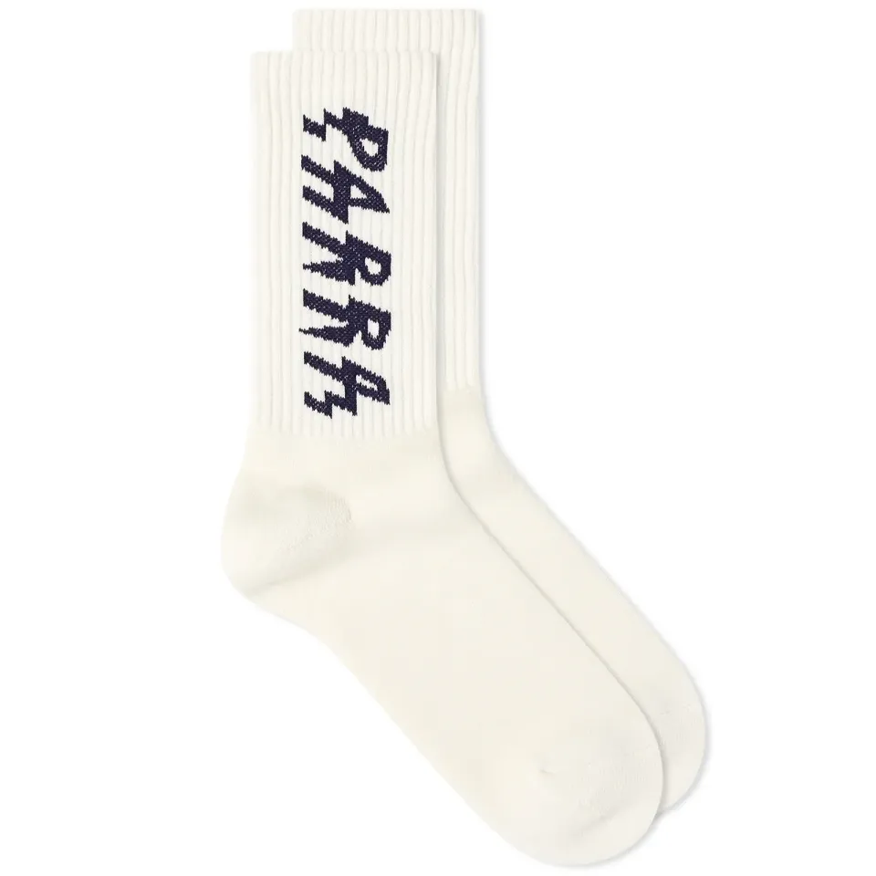 Spiked Logo Crew Socks