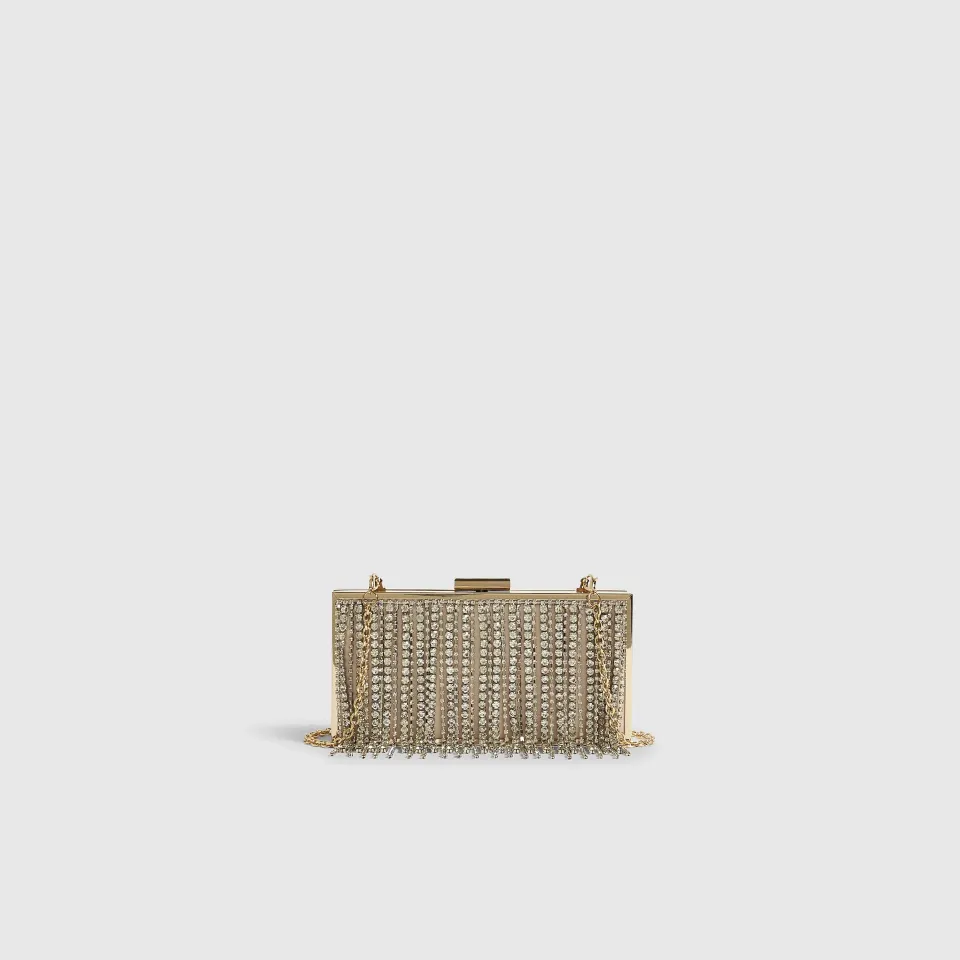 Crystal Fringe Clutch Bag