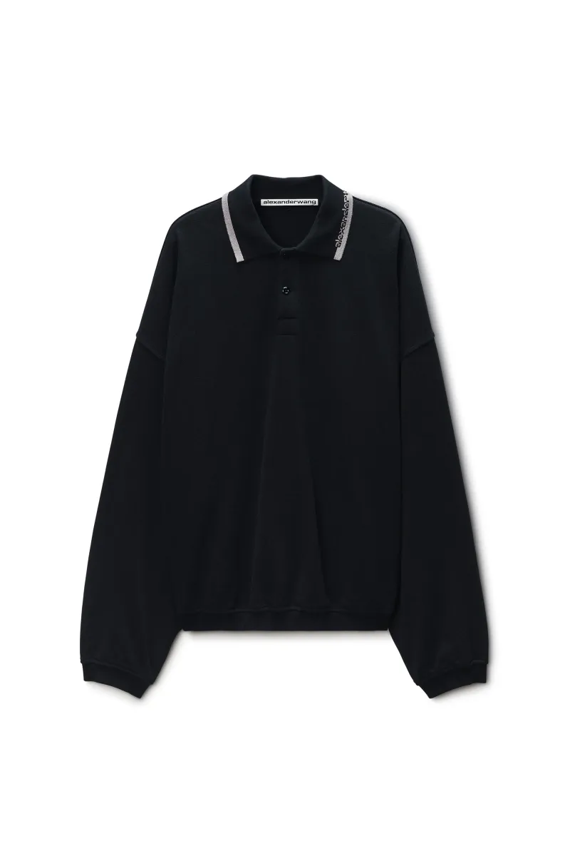 Long-Sleeve Polo Shirt