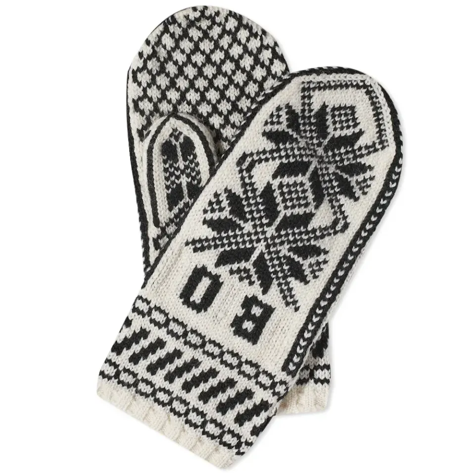 Snowflake Logo Jaquard Mitten