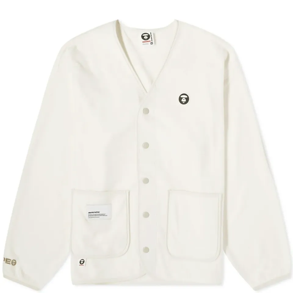 AAPE Now Fleece Cardigan Jacket