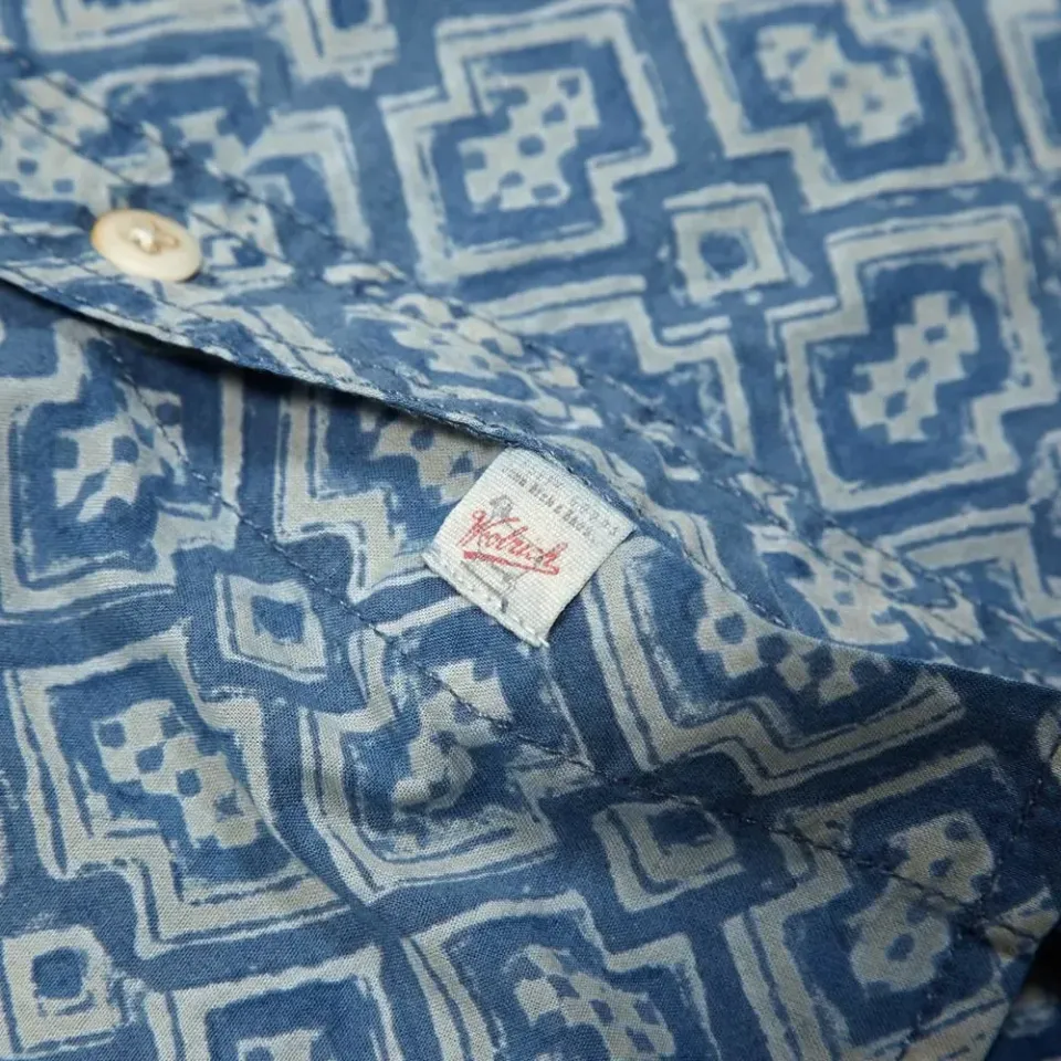 Aztec Print Work Shirt