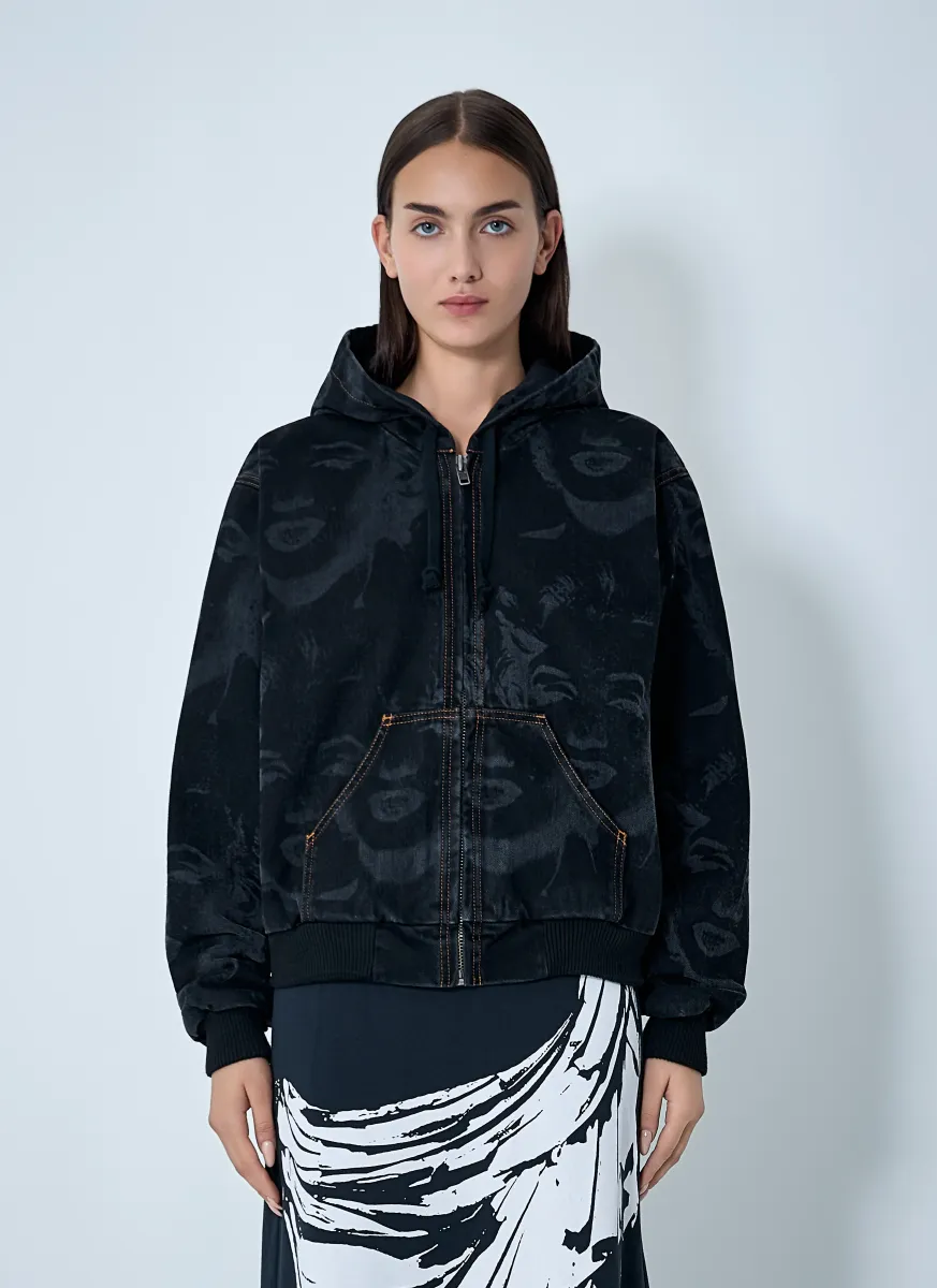 Marilyn Denim Hooded Jacket