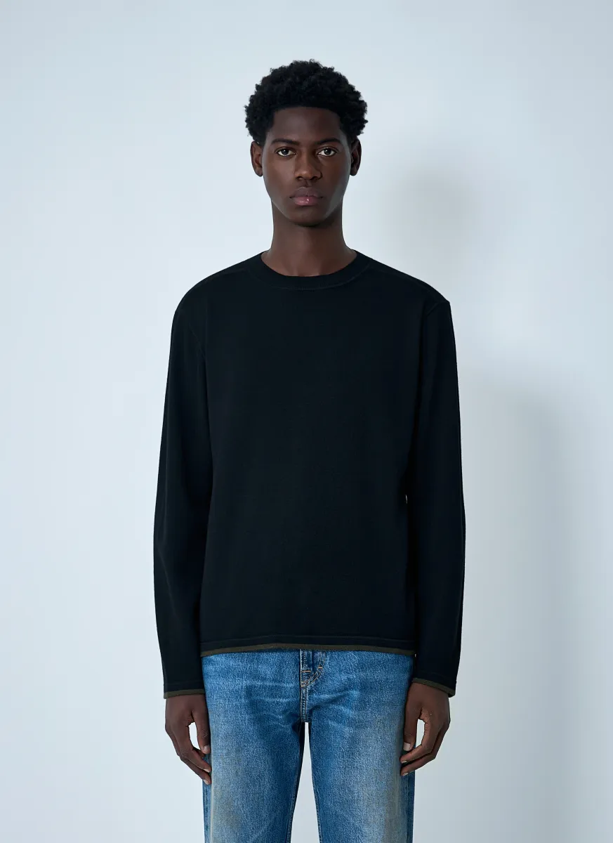 Tipped Thermal Sweater