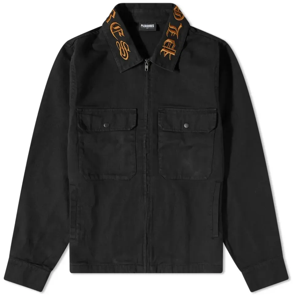 Temper Logo Collar Work Jacket