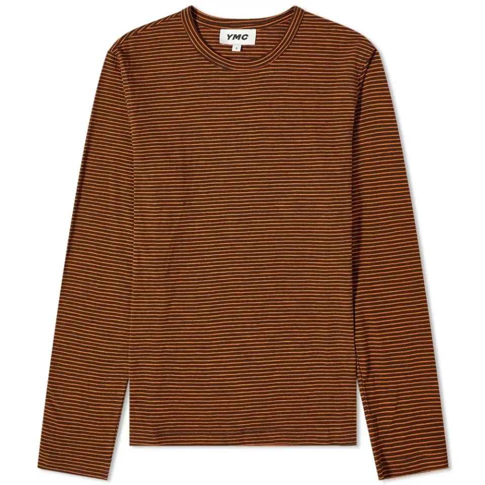 Long Sleeve Triple Striped T-Shirt