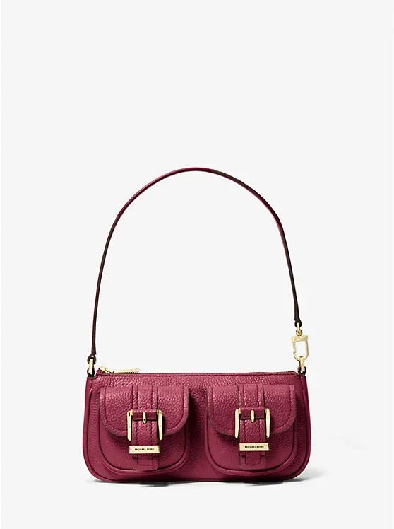 Zoe Small Pebbled Leather Pochette