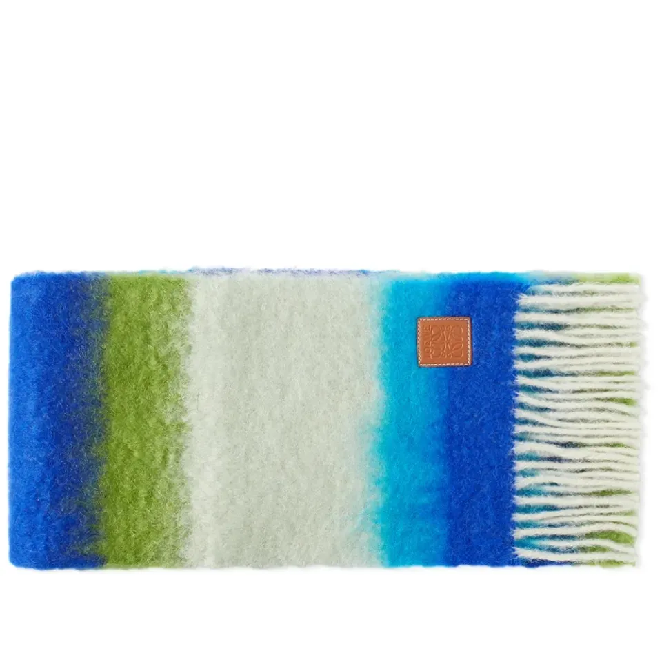 Mohair Stripe Scarf