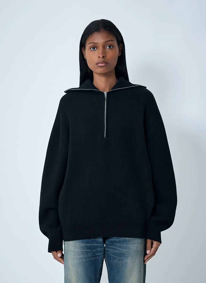 Zip-Up Sweater