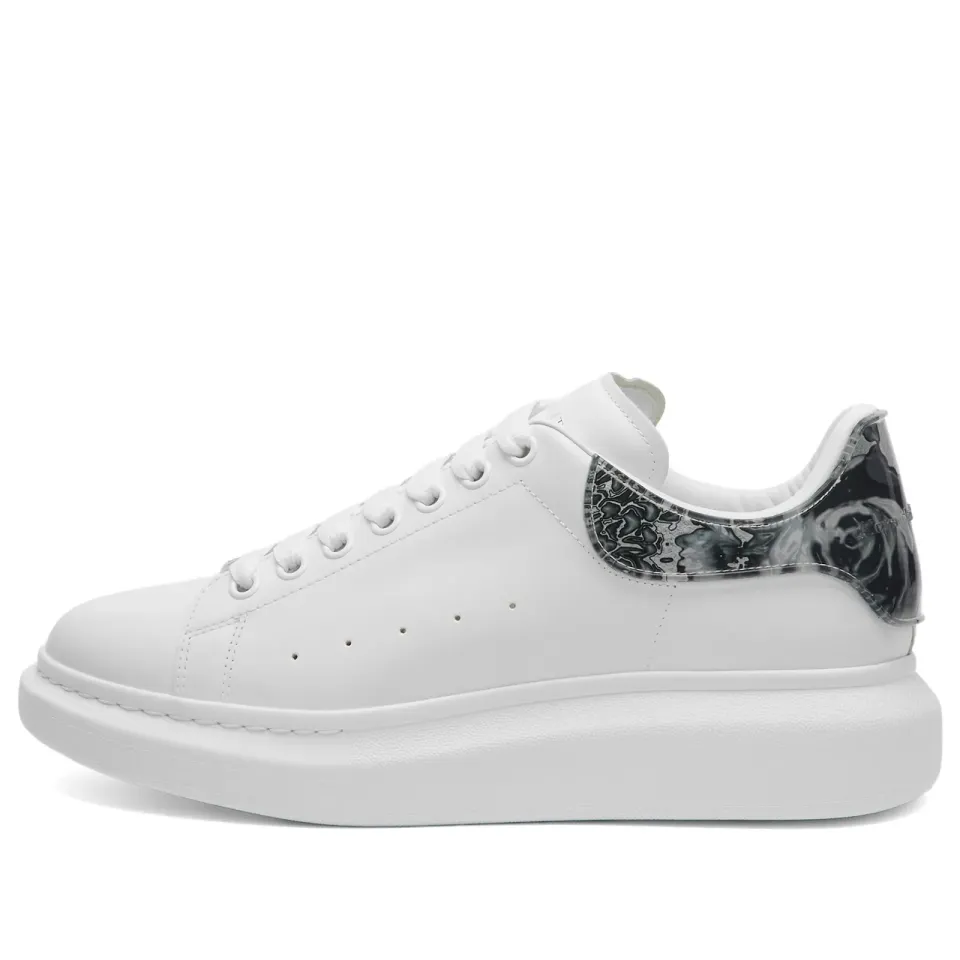 Metalic Flower Tab Oversized Sneaker