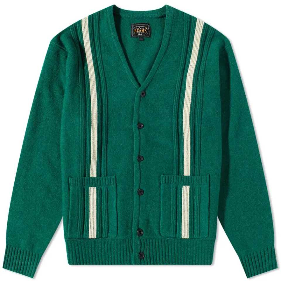 9G Stripe Cardigan
