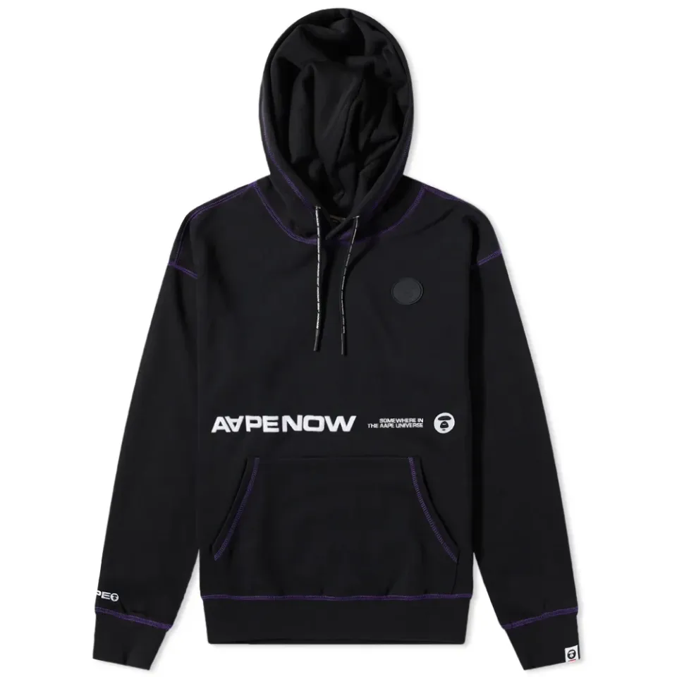 AAPE Contrast Stitch Logo Popover Hoody