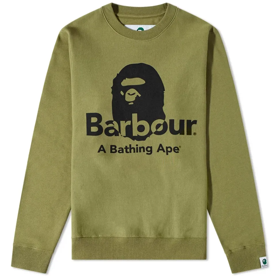 x A Bathing Ape Crew Sweat