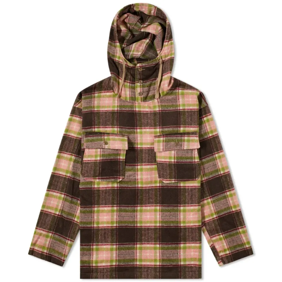 Plaid Cagoule Shirt