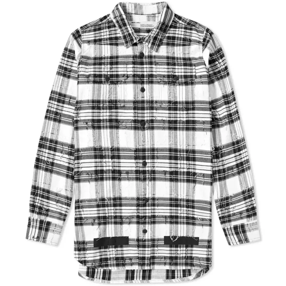 Distressed Tartan Shirt