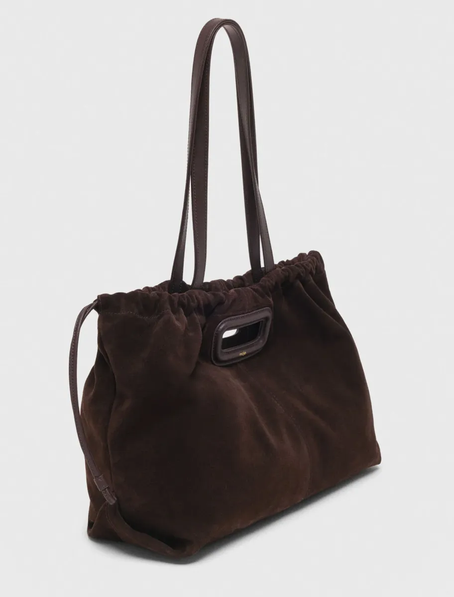 Suede Milpli tote bag