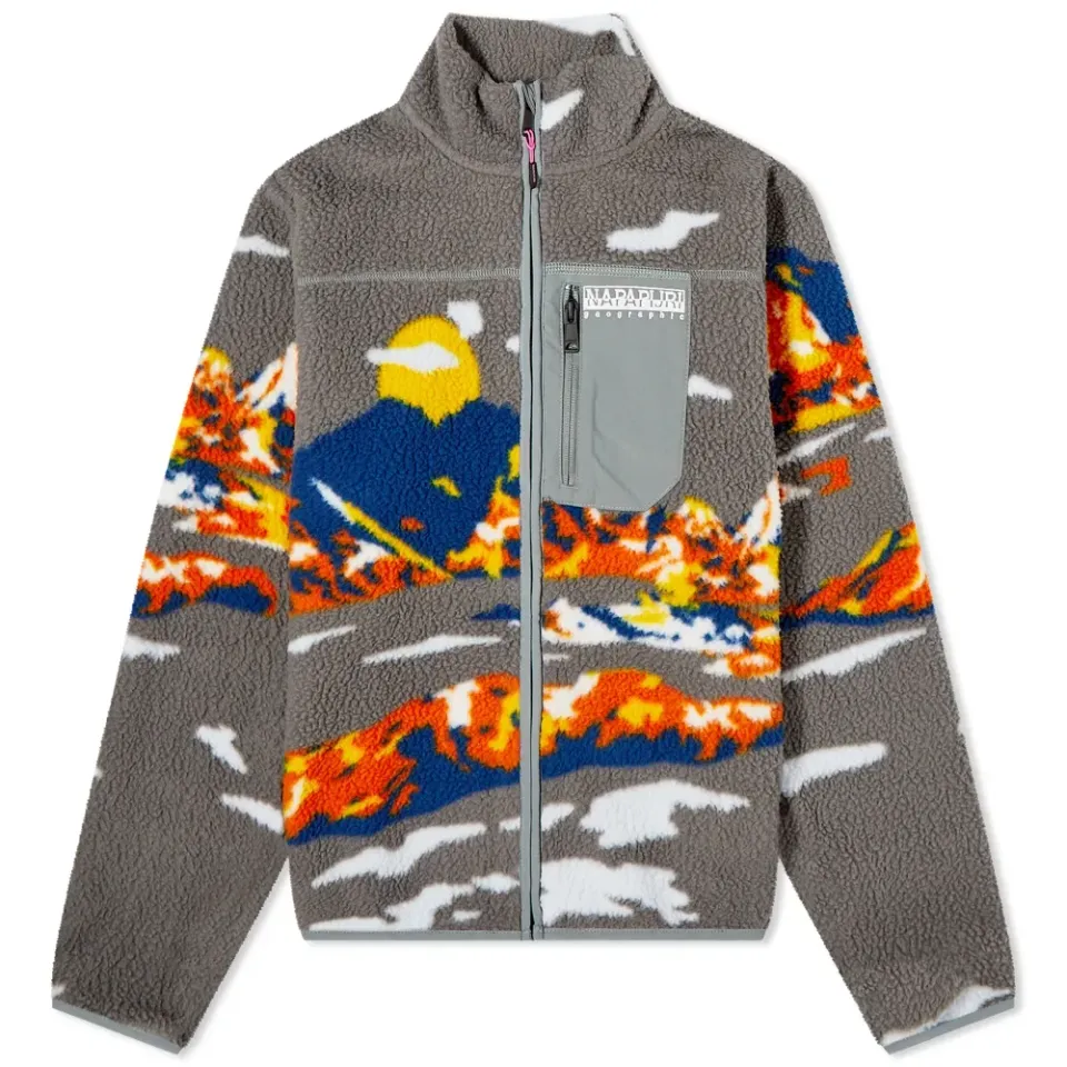 Igloo Mountain Print Fleece