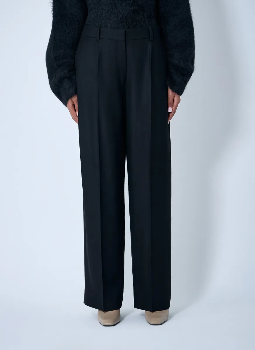 Wide Flannel Pants