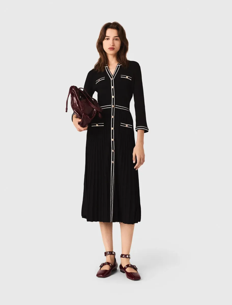 Knit midi dress