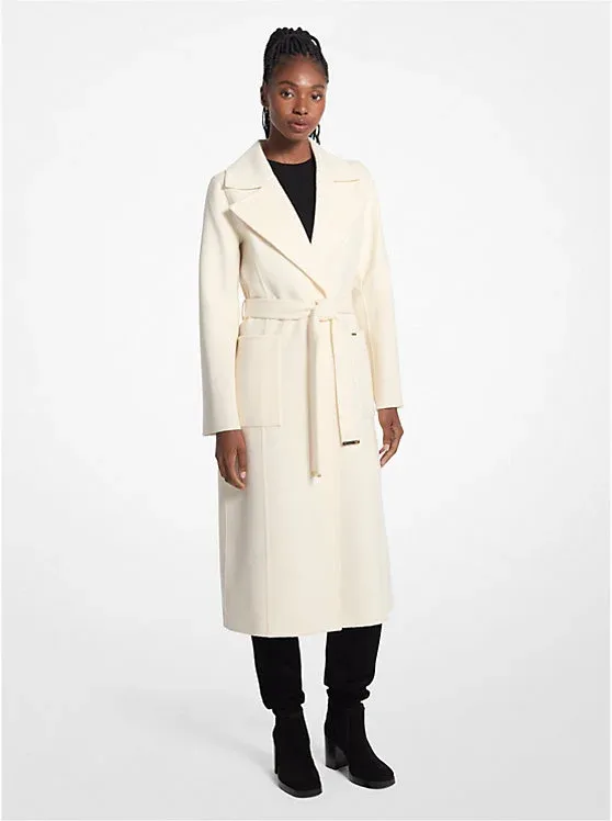 Wool Blend Trench Coat