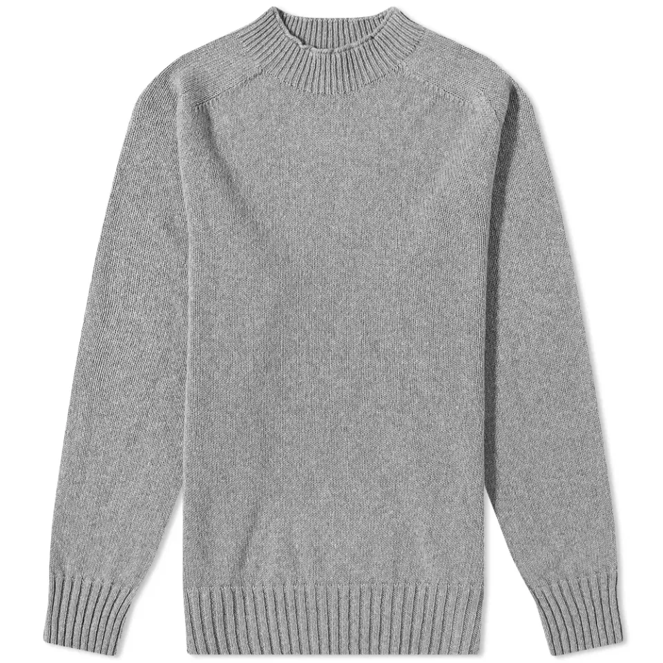 Saddle Crew Neck Knit