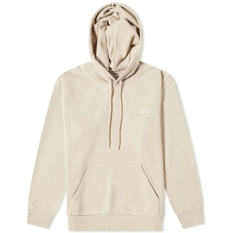 Hooded Script Embroidery Sweat