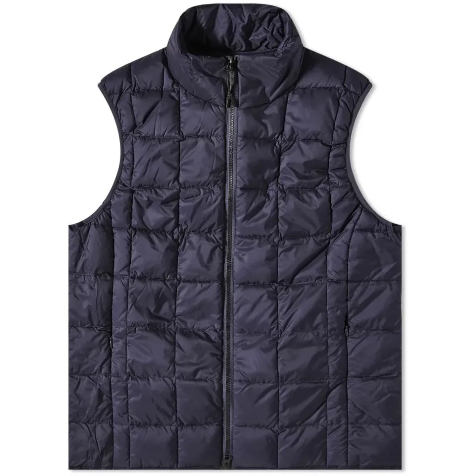 High Neck Zip Down Vest