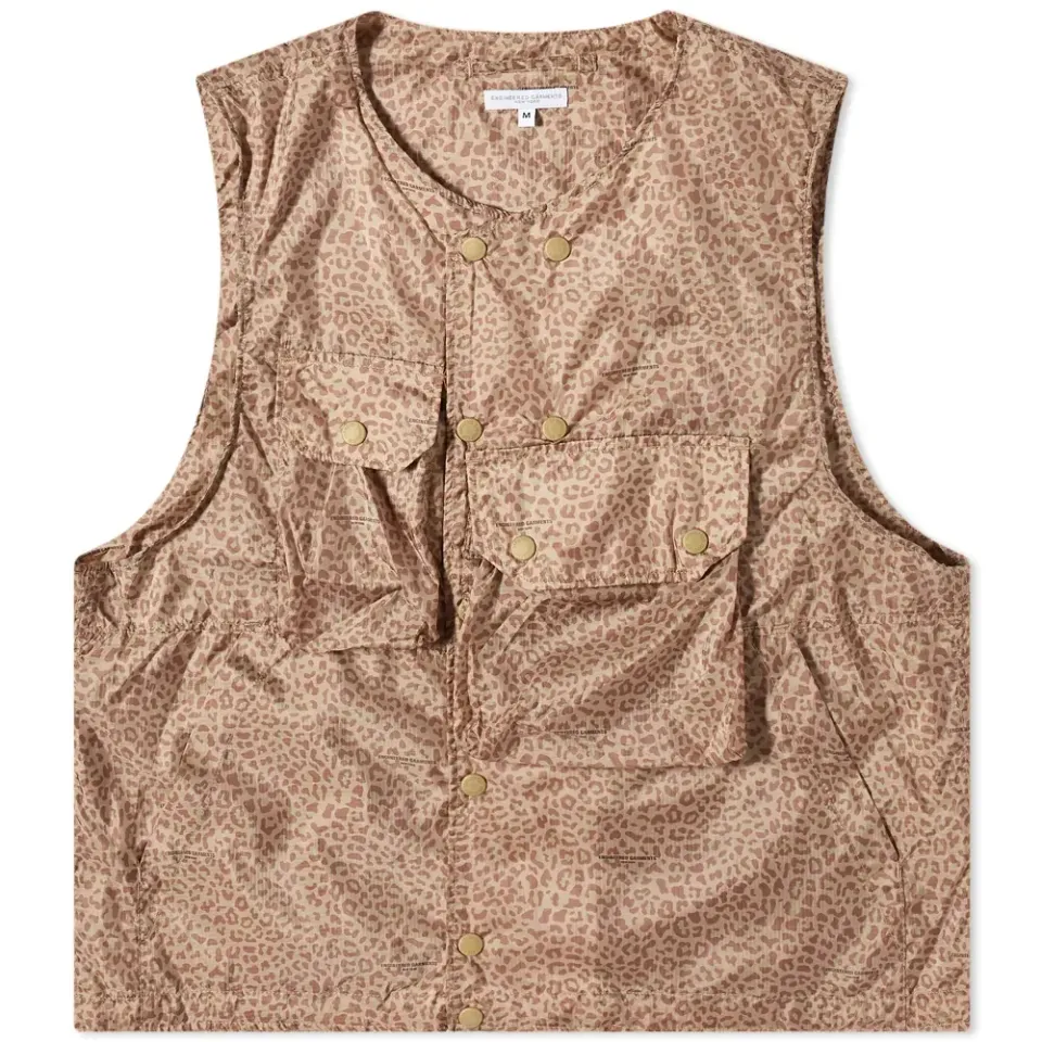 Leopard Ripstop Cover Vest
