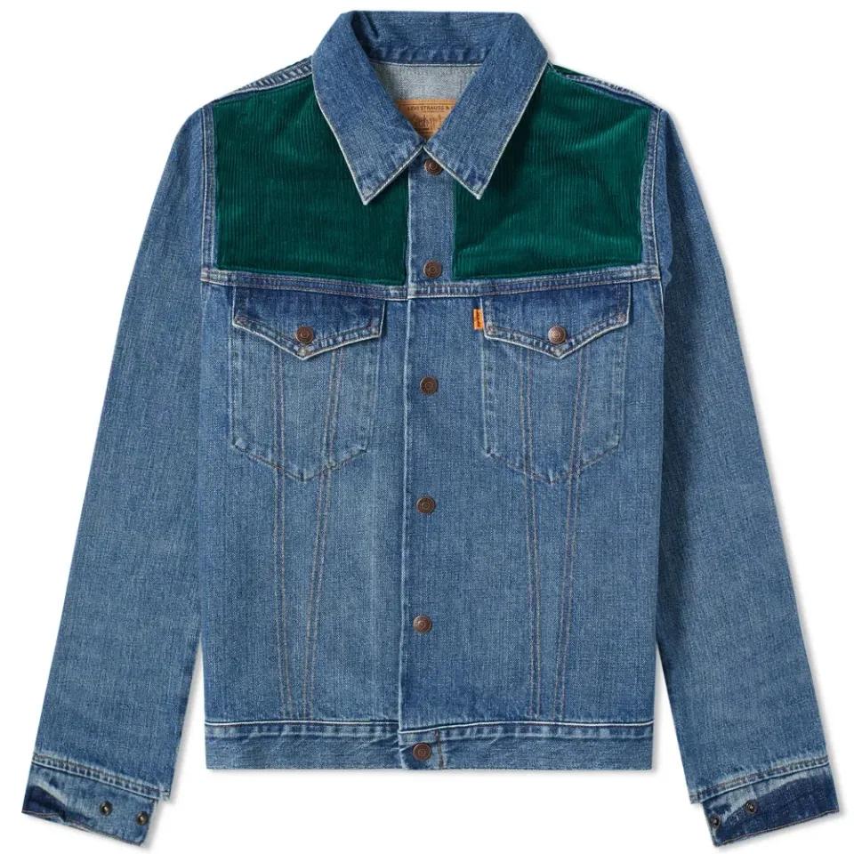 Levi's Vintage Clothing Orange Tab Trucker Jacket