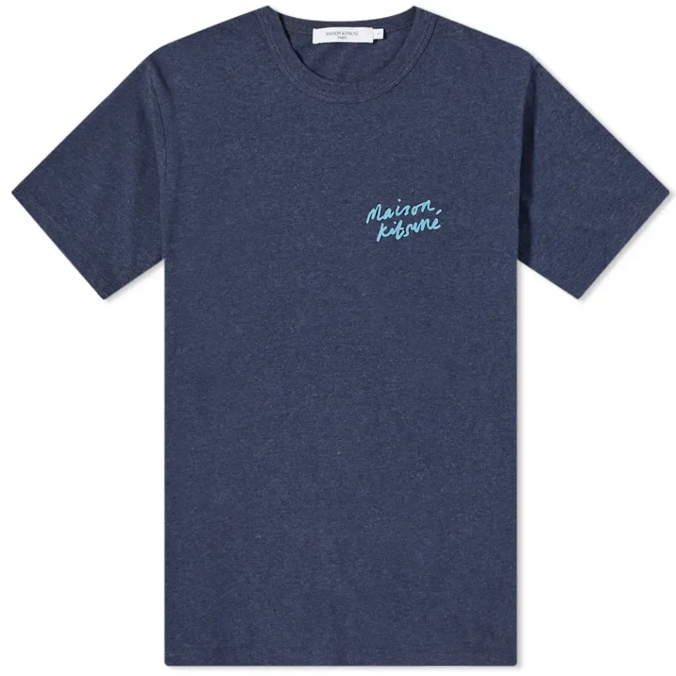 Maison Kitsuné Mini Logo Handwriting T-Shirt