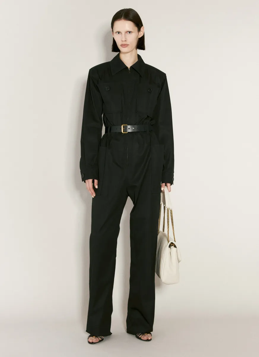 Cotton Twill Jumpsuit