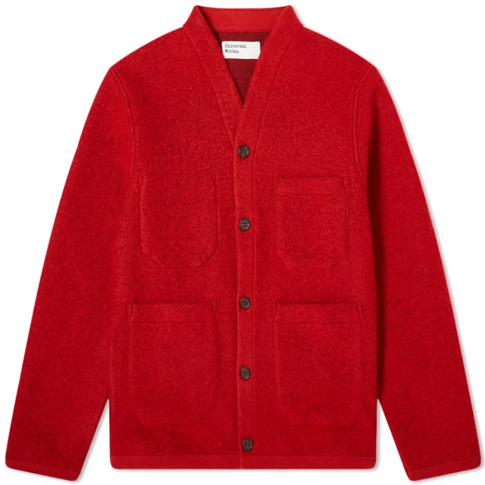 Wool Fleece Cardigan