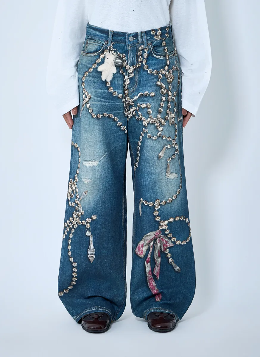 Printed Jeans