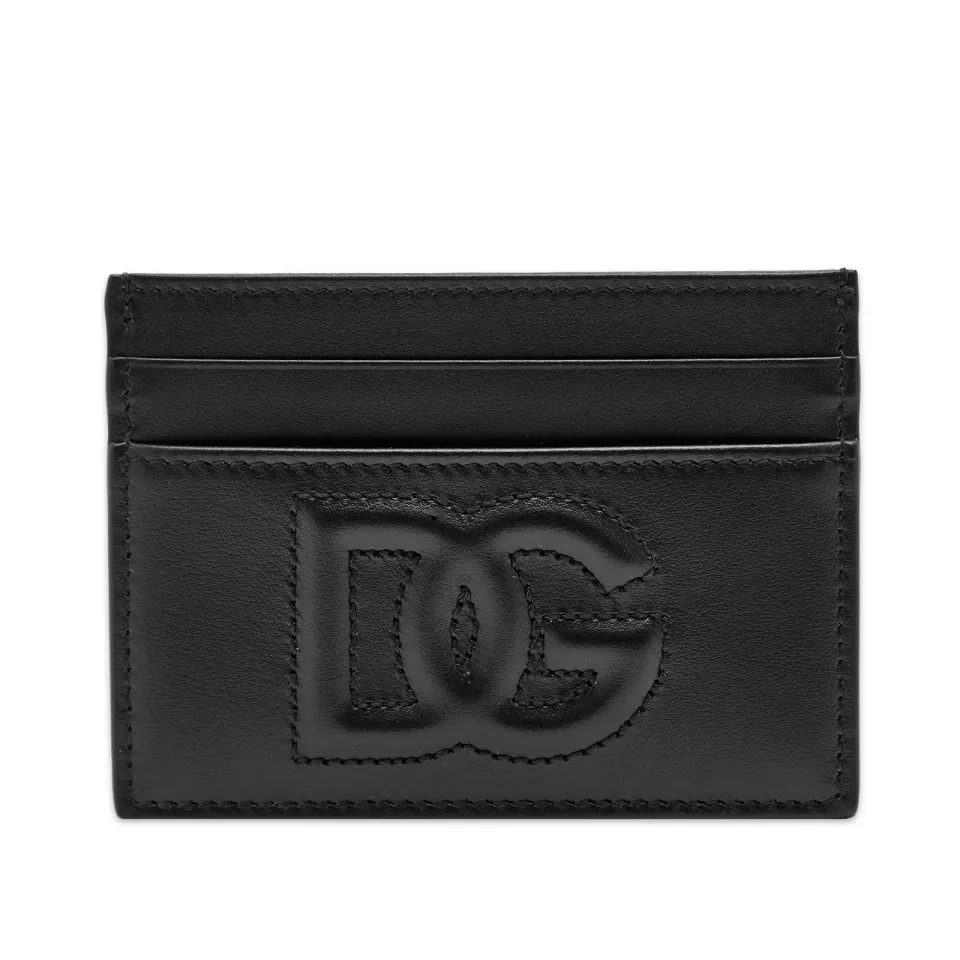 Logo Leather Card Holder