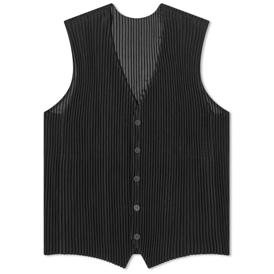 Pleated Vest