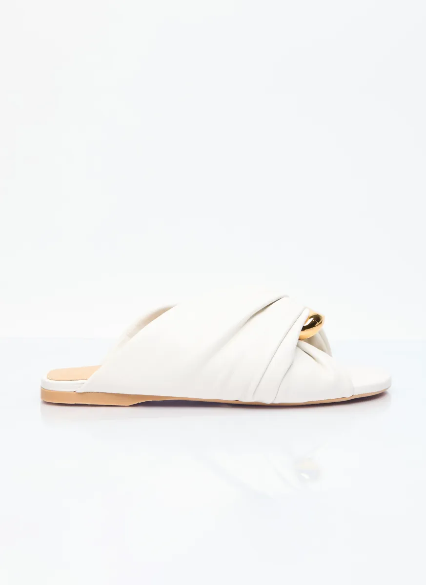 Corner Leather Flats